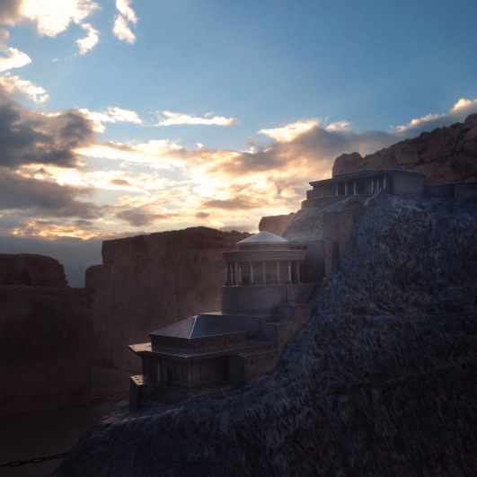 The fortress of Masada. Shot with iPhone5, ©ElineMillenaar